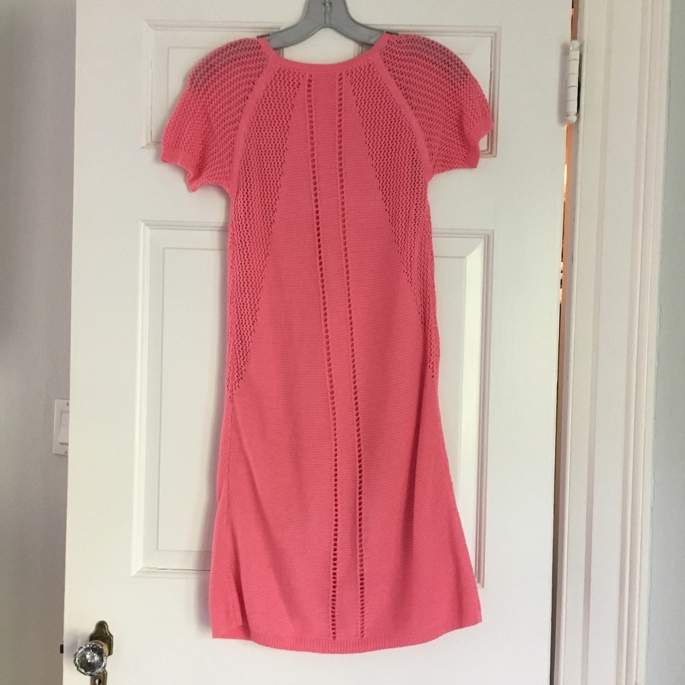 Trina Turk pink crochet dress - Picture 2 of 3